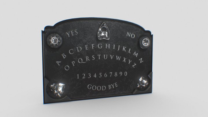 modelo 3d Tablero Ouija y Planchette - TurboSquid 1434472