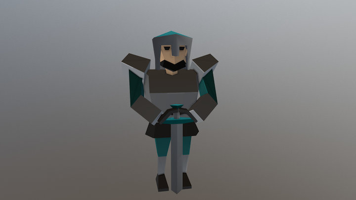 Paladin - #MedievalFantasyAssets 3D Model