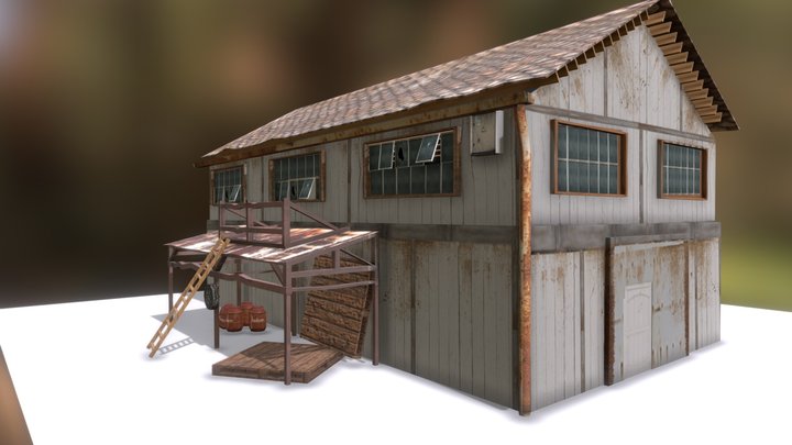 Old Warehouse 3D Model