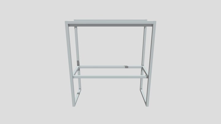 20L Aquarium Stand 3D Model