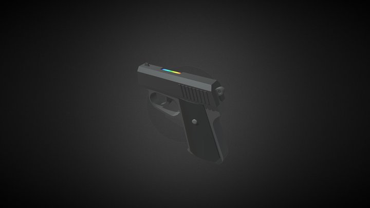Weapone PP Grey LowPoly Game Asset vol.2 3D Model