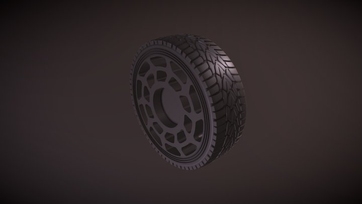 Wheel V2 3D Model