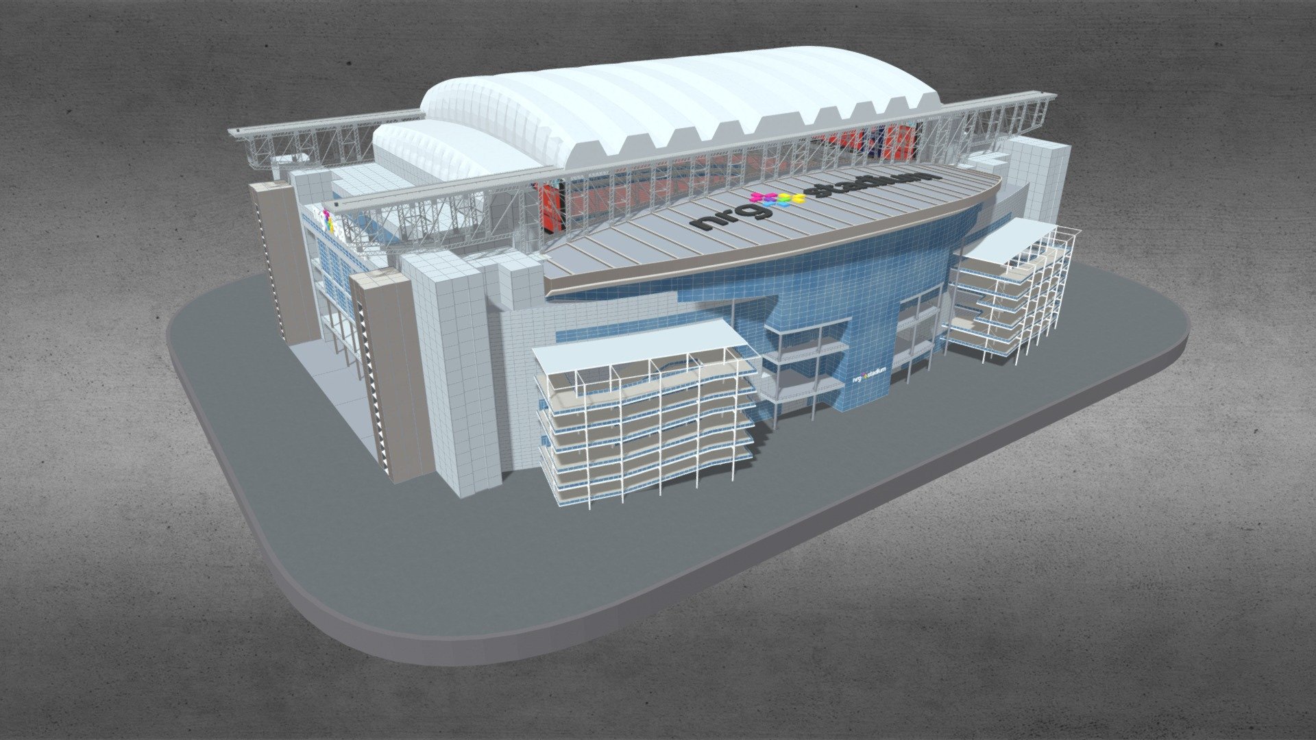 NRG Stadium 3d Model Houston - 3D model by nuralam018 [5ca7a08] - Sketchfab