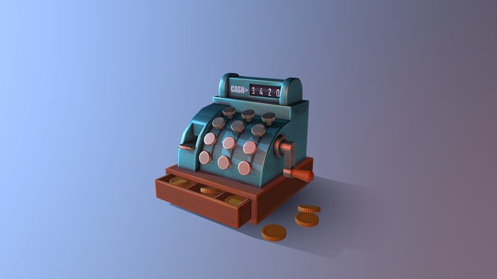 Cash Machine 3D Model
