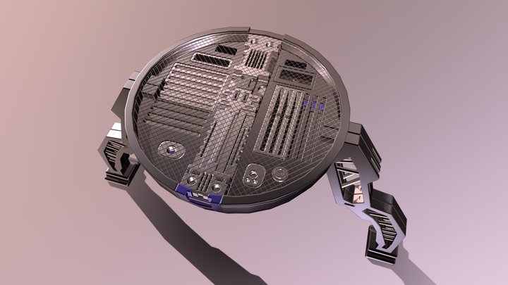 High - Tech Sphere 3D Model