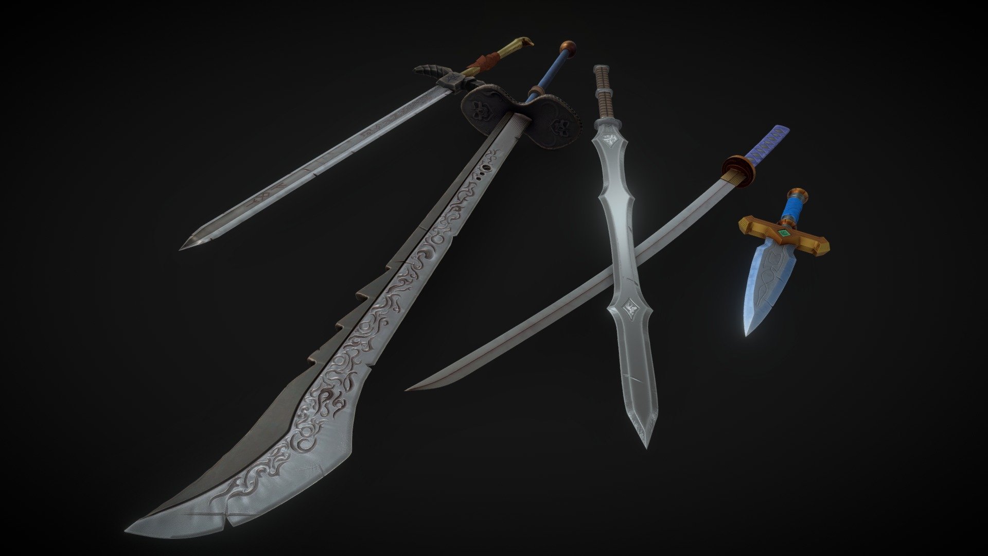 Weapons Pack - Swords | Dagger