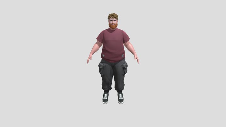 Caseoh 3D Model