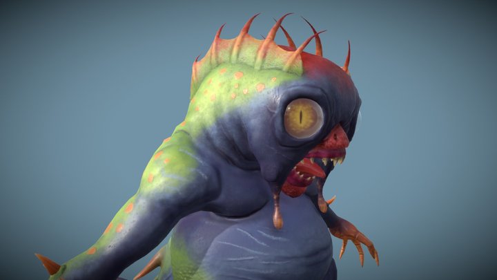 Stylized Monster 3D Model