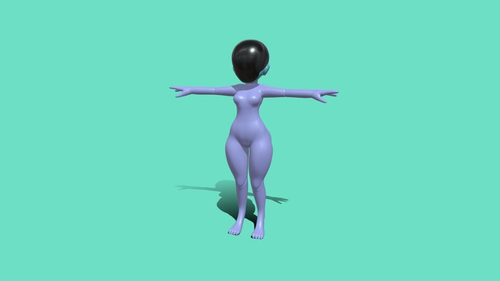 Adroid Test Player 3D Model