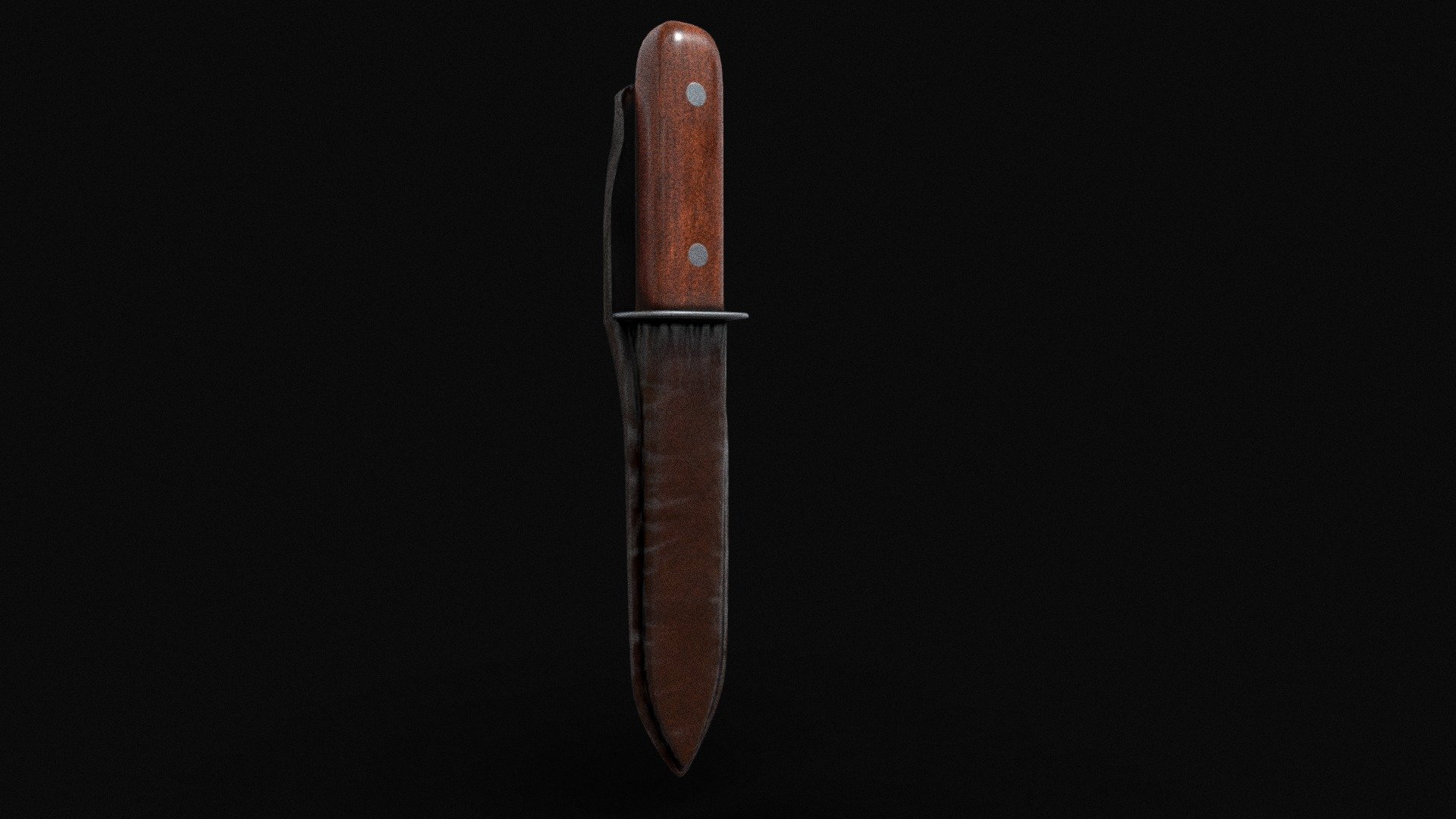Dagger with sheath — Sketchfab embed 3D viewer
