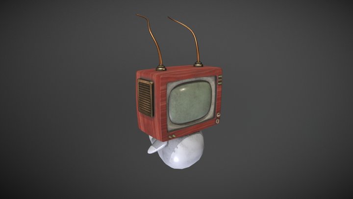 Tv Ghost 3D Model