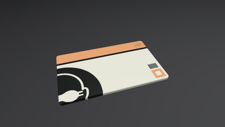 Key Card 3D Model