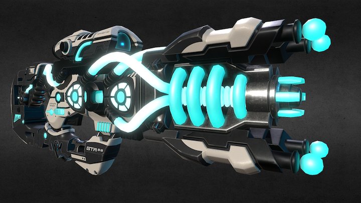 Sci fi Weapon 3D Model
