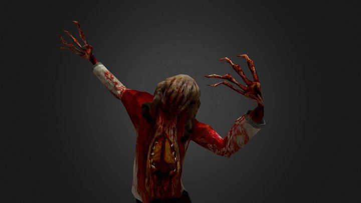Classic Zombie | Half Life 2 3D Model