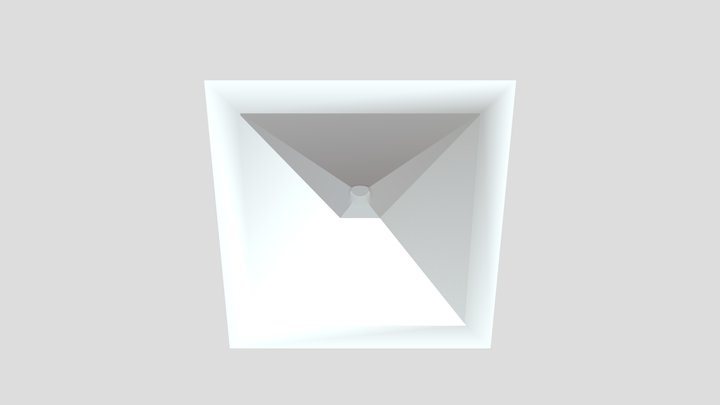 灯顶部 3D Model