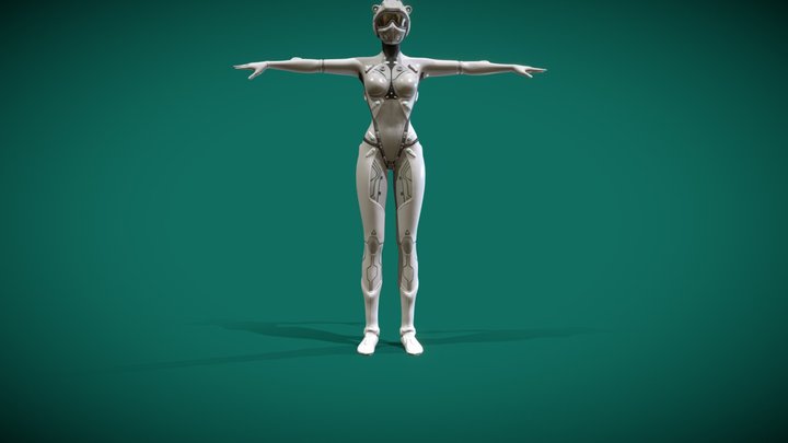 space suit motion test 3D Model