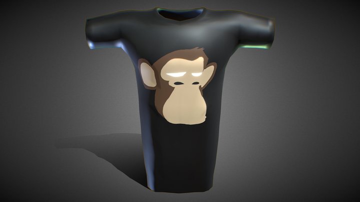 Shirt For NFT Ape 3D Model
