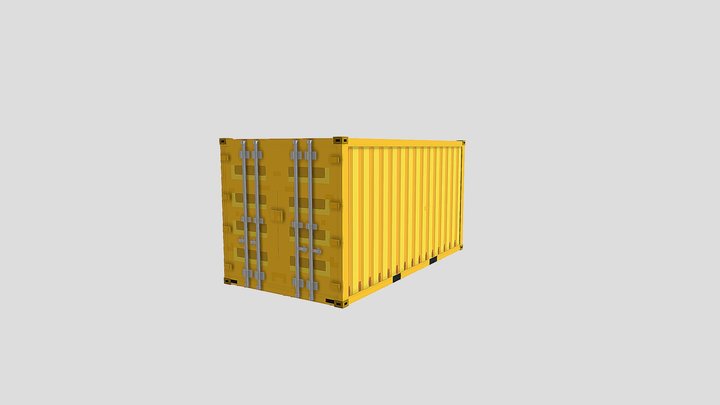Cargocontainer 3D models - Sketchfab