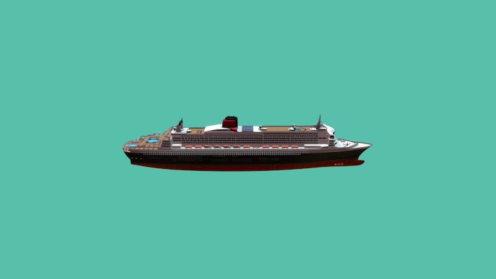 Queen Mary 2 3D Model