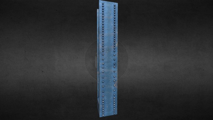 Subway Pillar 3D Model