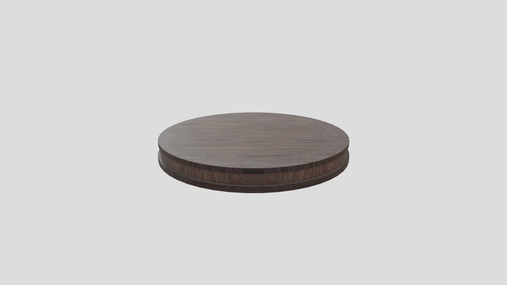 Wooden Platform 3D Model