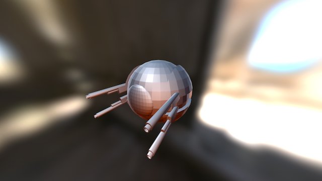 Carbon mini lazer gun 3D Model