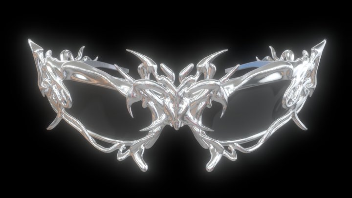 Dystopian Verge Glasses / POSTHUMAN.LAB 3D Model
