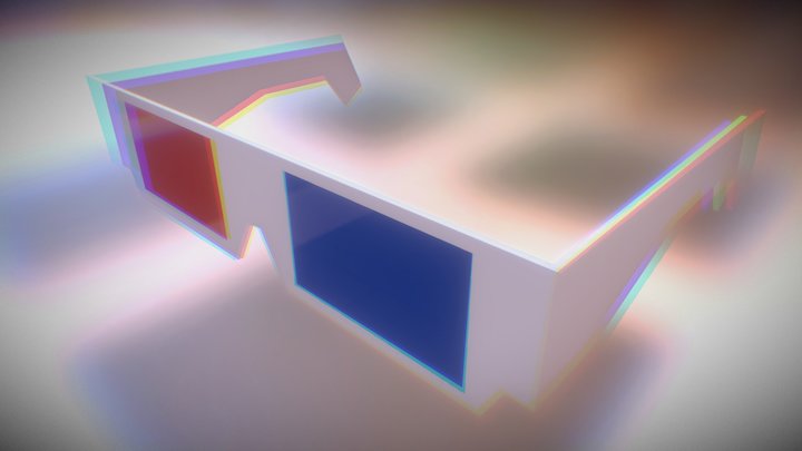 3D Glasses 3D Model