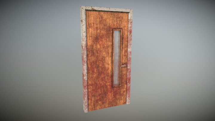 Bloody Door 3D Model