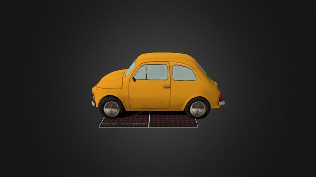 Prop fiat 500 3D Model