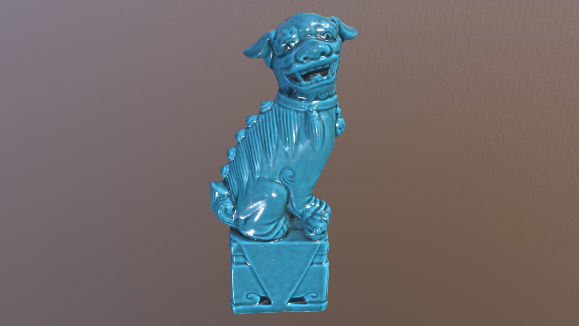 Fu Dog Statue 3D model by patchong [5cb490e] Sketchfab