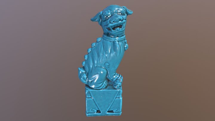 Fu Dog Statue 3D Model