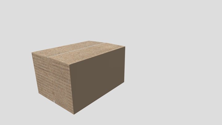 Cardboard box 3D Model