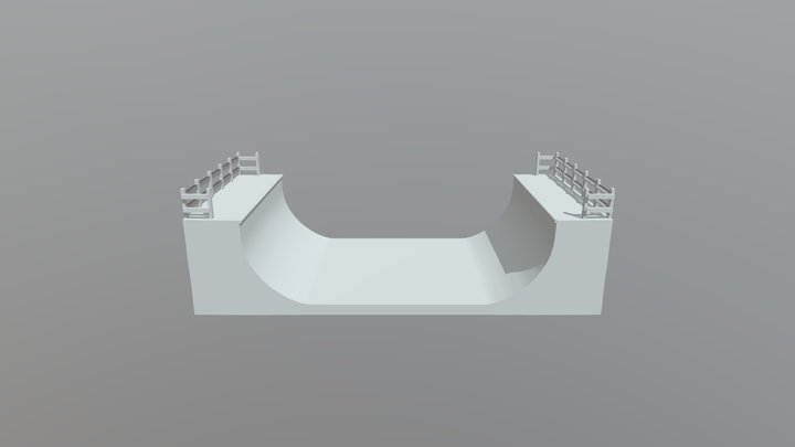 Skateboard Ramp 3D Model