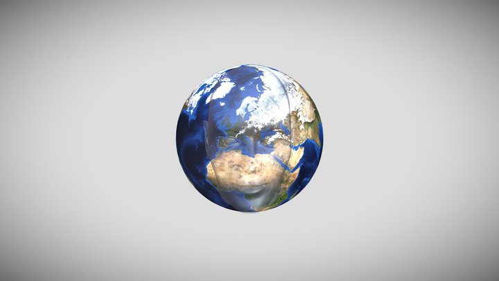 Face-Earth_position_A 3D Model