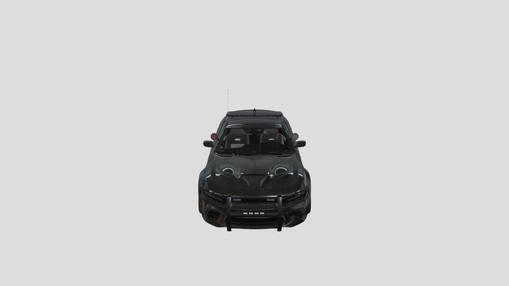 Dodge_charger_srt_police 3D Model