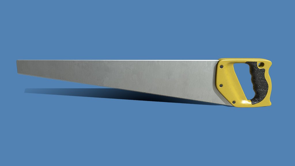 High Poly Factory New Hand Saw