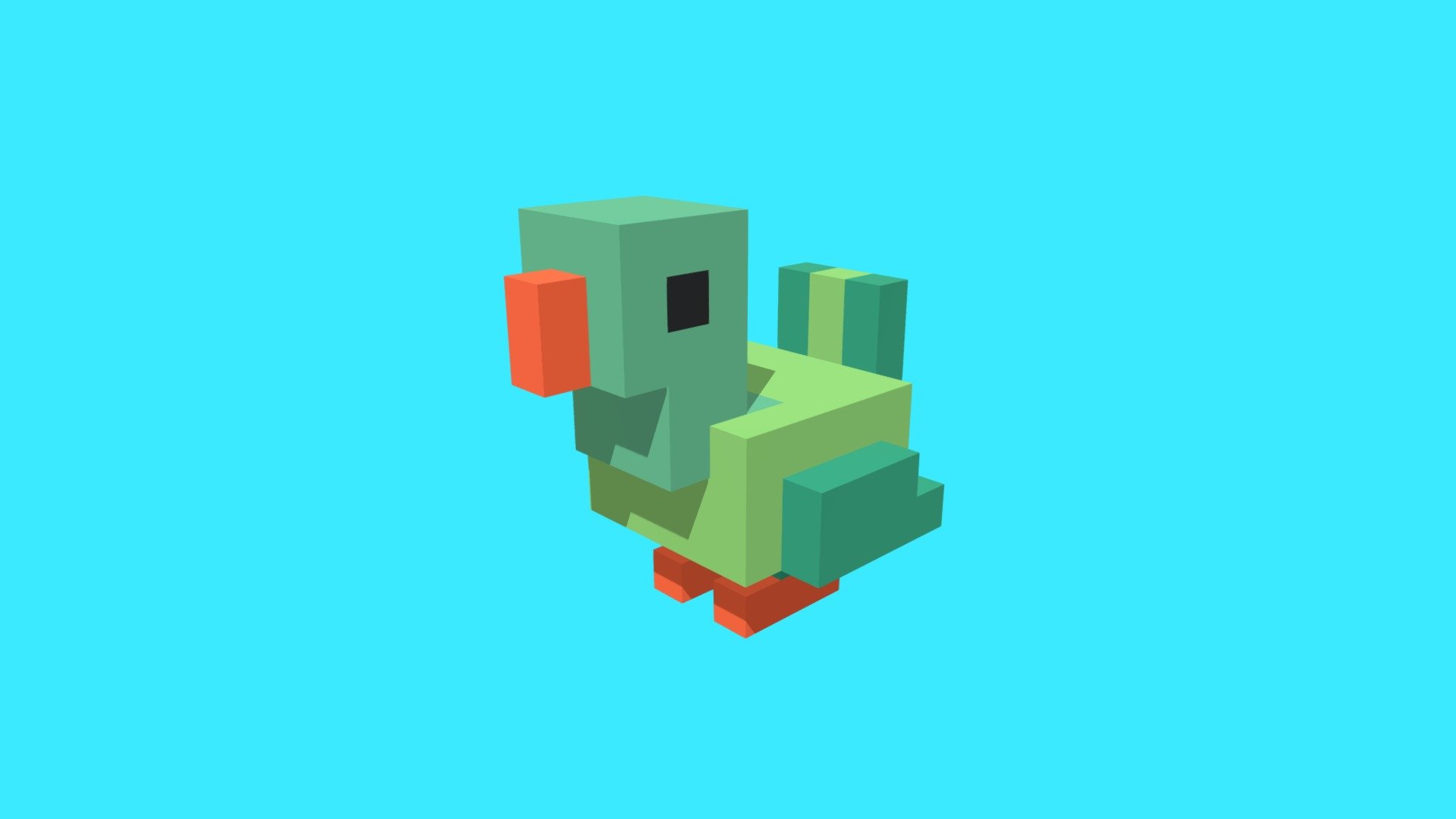 Voxel Green Rosella Parrot - Buy Royalty Free 3D model by COVE989 ...