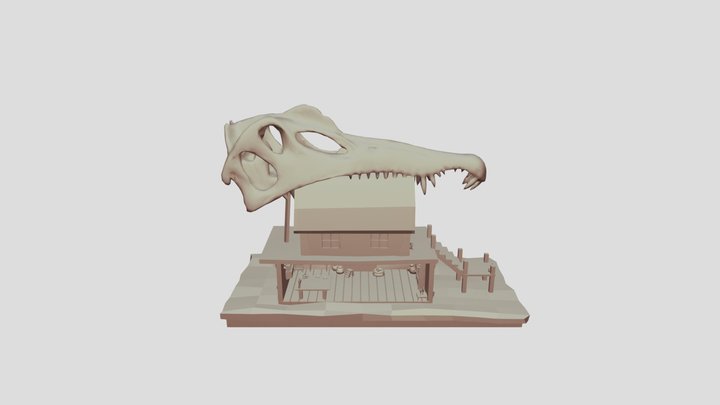 Dino Shop 3D Model