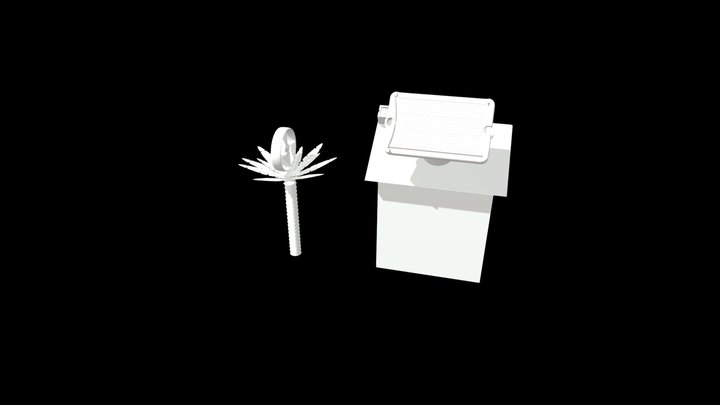 hybrid, solarXwind generating house 3D Model