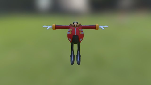 Eggman L 3D Model