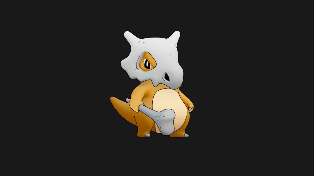 Pokemon Cubone - Skeleton