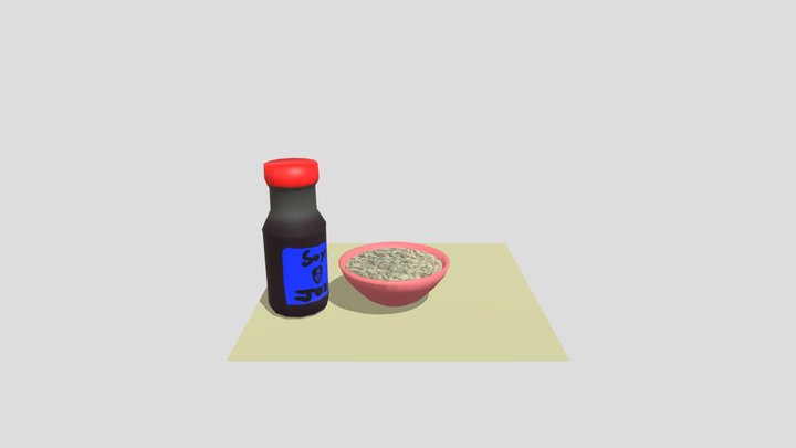 Rice bowl for daily model
