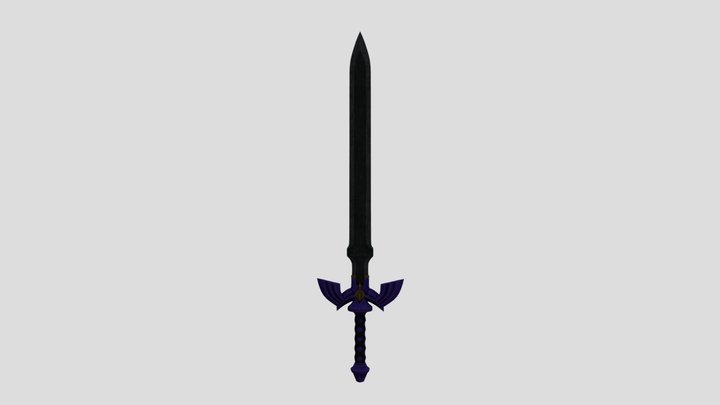 dark master sword 3D Model