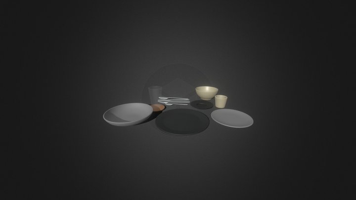 Zowwy's Tableware 3D Model