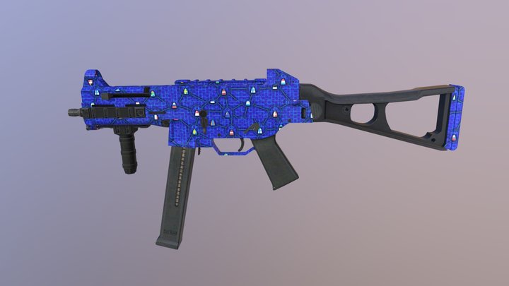 UMP-45 Globally Connected 3D Model