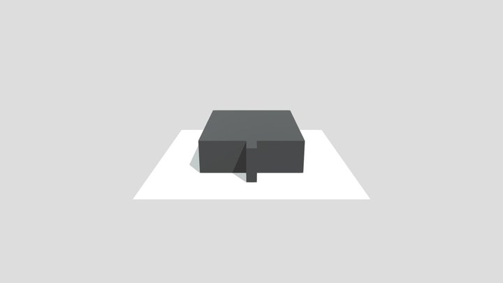 Test Art Gallery Space 3D Model