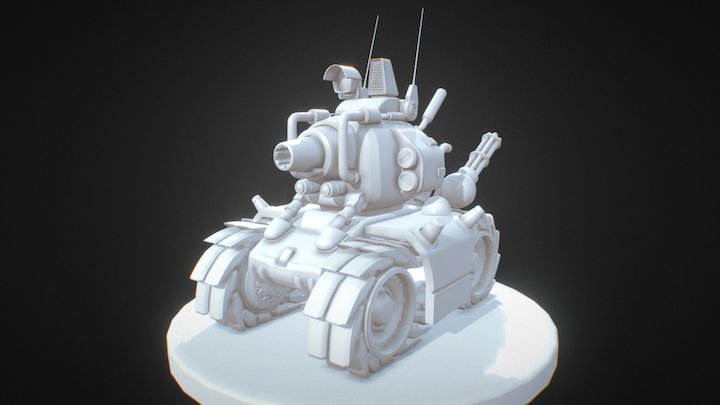 Metal Slug Tank 3D Model