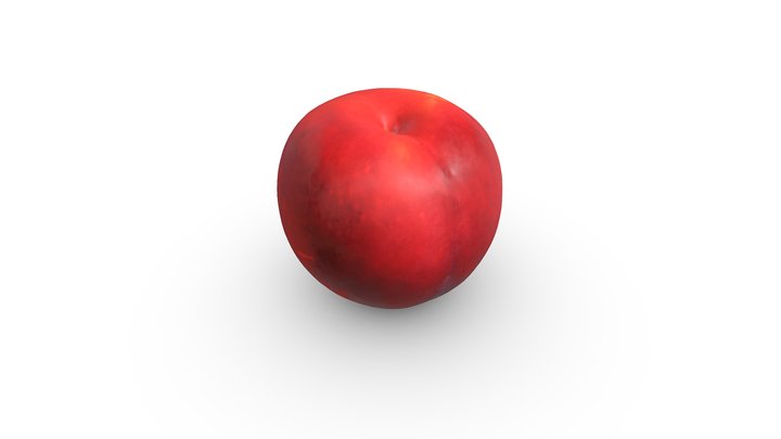 Greengage Fruit 3D Model