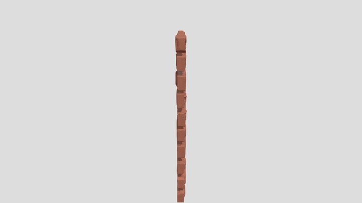 Modular Brick Wall Segment – Modello 3D gratuito STL